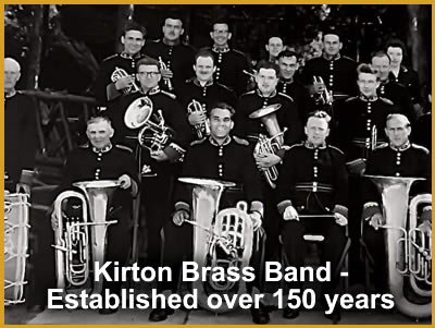 Kirton Brass Band in action