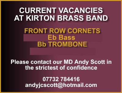 vacancies at kirton brass band