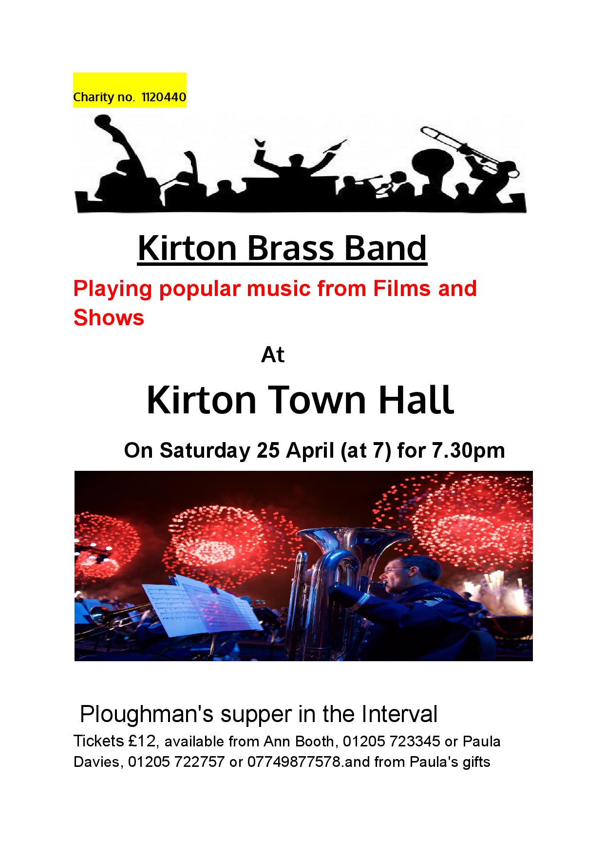 kirton town hall concert spring concert kirton town hall