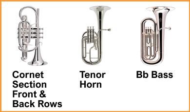 vacancy for b flat bass, cornets and tenor horns vacancy for b flat bass, cornets and tenor horns